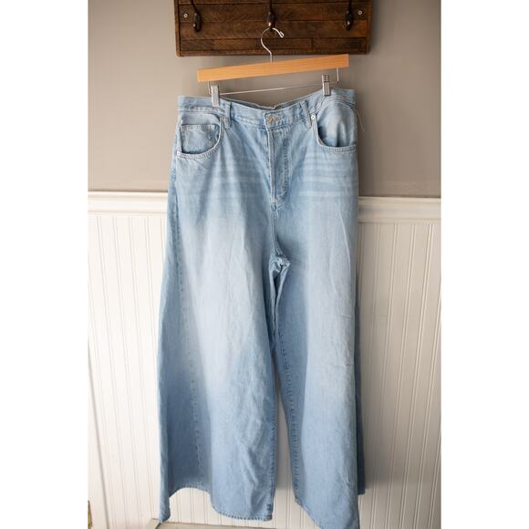 Free People CRVY Pacifica Wide-Leg Jeans 31 - Picture 2 of 4